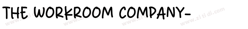 THE WORKROOM COMPANY字体转换
